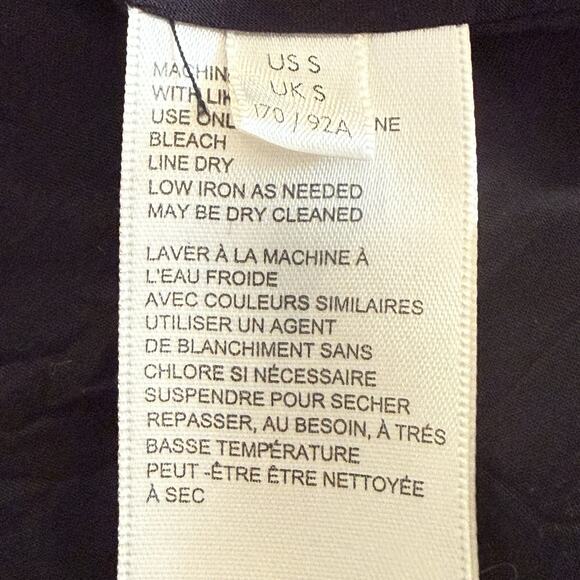 Free People Black Aries Floral Dress Sz S Open Back High Neck Mini Dress Tunic - Picture 13 of 14